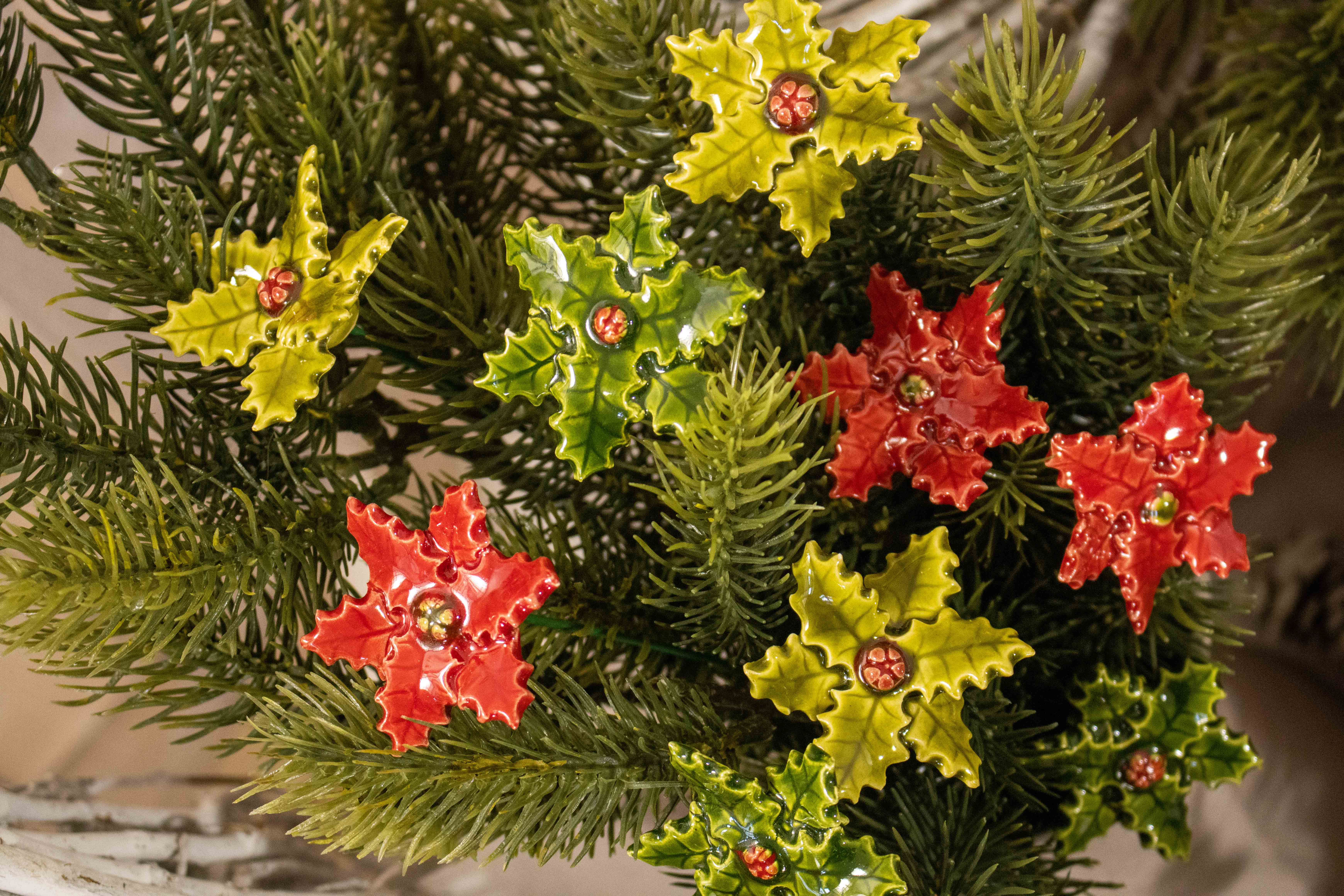 Keramik-Weihnachtsblume