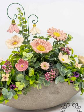 Premium-Tischdekoration mit  Glockenblume