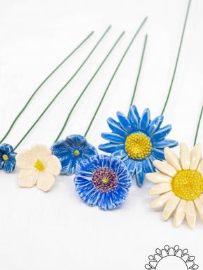 Blaue Lagune Kleine Blumenauswahl  - Blau, Auswahl ohne Silikongrün