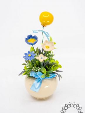 Alles Gute zum Geburtstag Tischdekoration - Blau