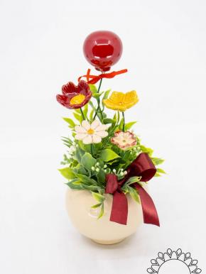 Alles Gute zum Geburtstag Tischdekoration - Rot