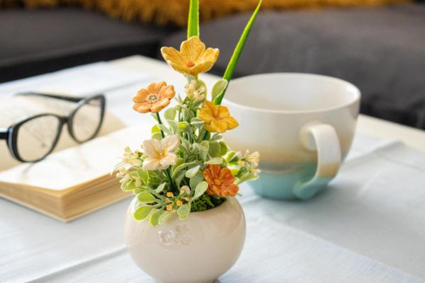 Thoughtful handmade ceramic table decor as a gift