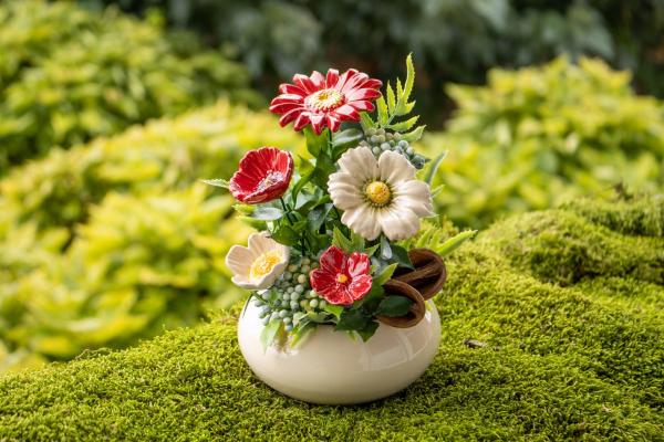 Small ceramic table decor bringing warmth to any space