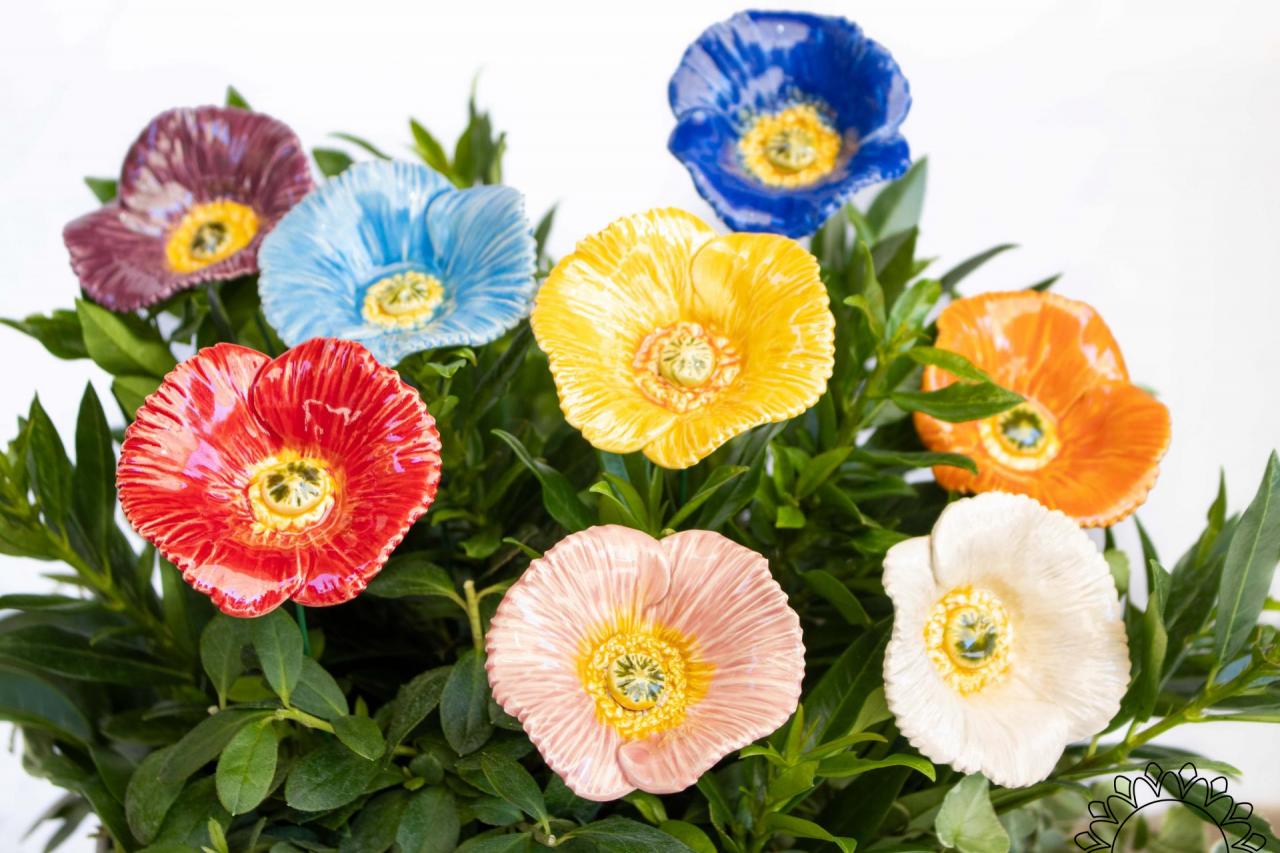 Trkischer Mohn | Die Keramikblumen