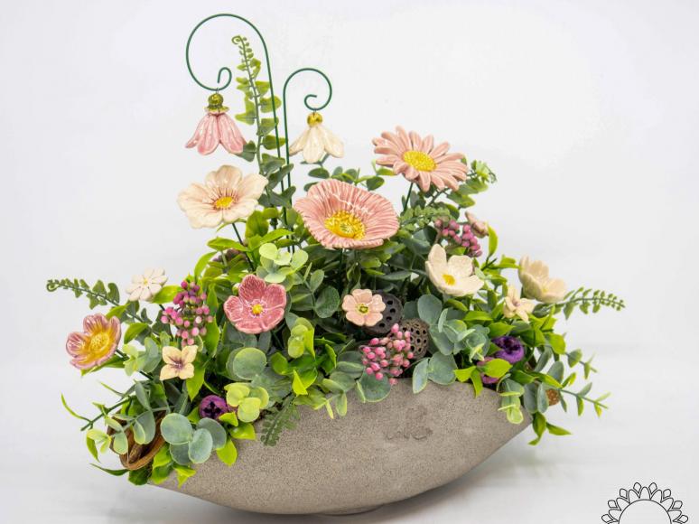 Premium-Tischdekoration mit  Glockenblume