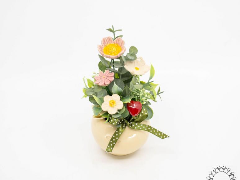 Muttertag Tischdekoration mit Herz - Rosa
