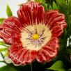 Große Tischdekoration mit Hibiskus