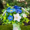Blaue Lagune Mittelgroße Blumenauswahl