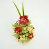 Mini-Tischdekoration mit Leinblume