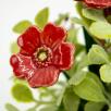 Mini-Tischdekoration mit Leinblume