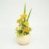 Mini-Tischdekoration mit Leinblume