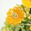 Mini-Tischdekoration mit Leinblume