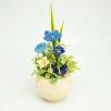 Mini Tischdekoration mit Schmetterling - Blau