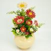 Große Tischdekoration mit Hibiskus