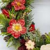 Weihnachts-Türkranz mit Quirl Malve