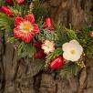 Weihnachts-Türkranz mit Quirl Malve