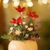 Große Weihnachts-Tischdekoration