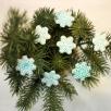 Große Eisblume - Türkis