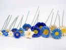 Blaue Lagune Große Blumenauswahl - Blau, Auswahl ohne Silikongrün